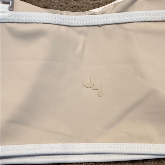 JoyLab Cream Sports Bra with Spaghetti Straps - Picture 5 of 6